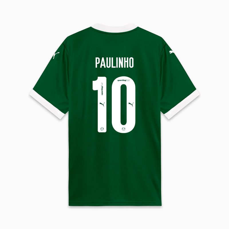 Camisa Puma Palmeiras 2025/26 I - Paulinho N° 10