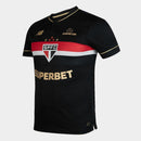 Camisa São Paulo III 25/26 s/n° Jogador Comemorativa New Balance Masculina - Preto+Vermelho