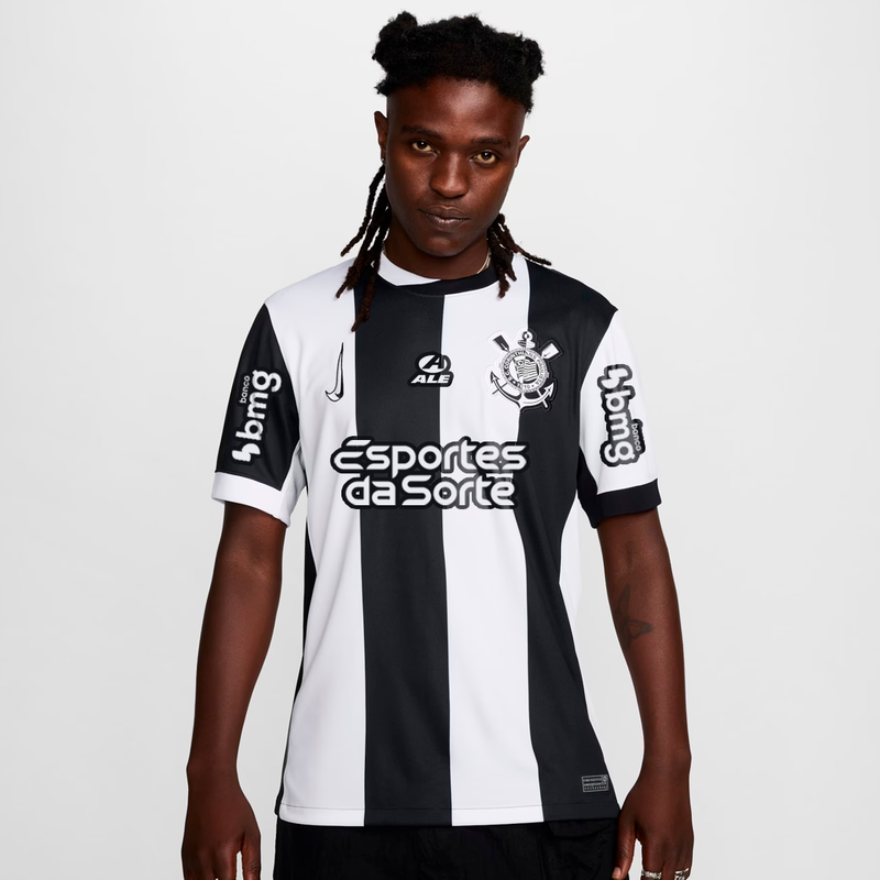 Camisa Nike Corinthians 2024/25 III Torcedor Com Patrocínios