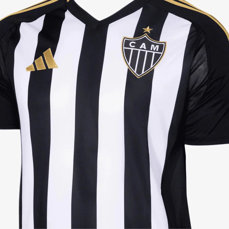 Camisa 1 Atlético MG 25/26 Preta e branca