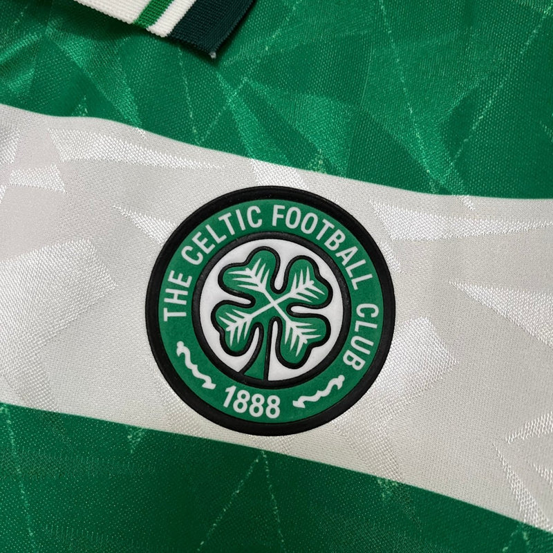 Camisa Celtic Retrô 1987/1989 Verde e Branca - Umbro