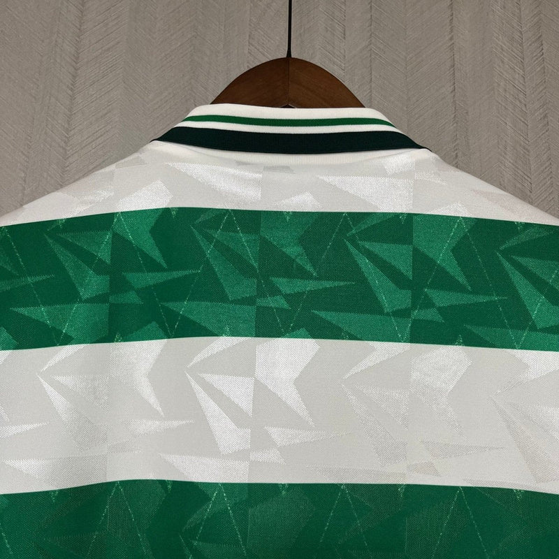 Camisa Celtic Retrô 1987/1989 Verde e Branca - Umbro