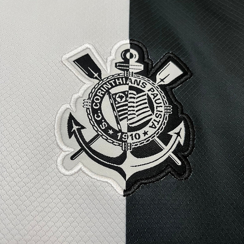 Camisa Corinthians IlI 24/25 Nike - Preto e Branco - (Feminina)