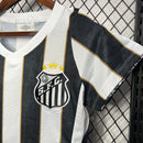 Camisa do Santos I 24/25 - Preta e branca - (Feminina)