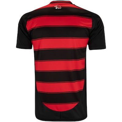 Camisa Flamengo I 2025 Torcedor Adidas Masculina - Vermelho+Preto