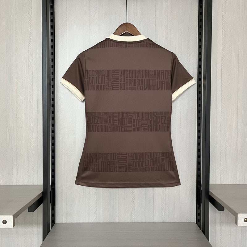 Camisa Flamengo Identidade - Marrom - (Feminina)