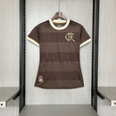 Camisa Flamengo Identidade - Marrom - (Feminina)