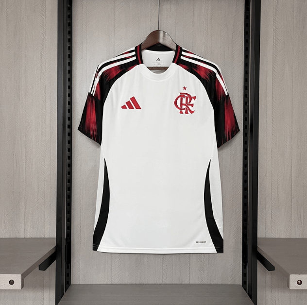 Camisa Flamengo II 2025/26 Torcedor Adidas Masculina - Branco
