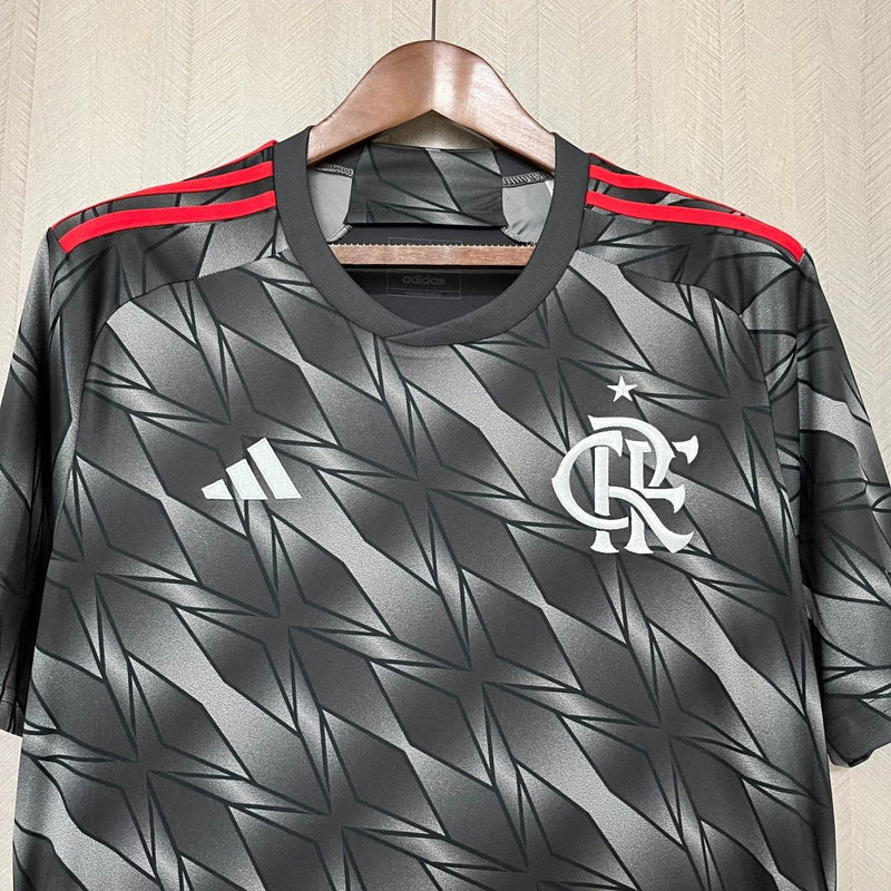 Camisa Flamengo III 24 Adidas - Cinza - (Feminina)