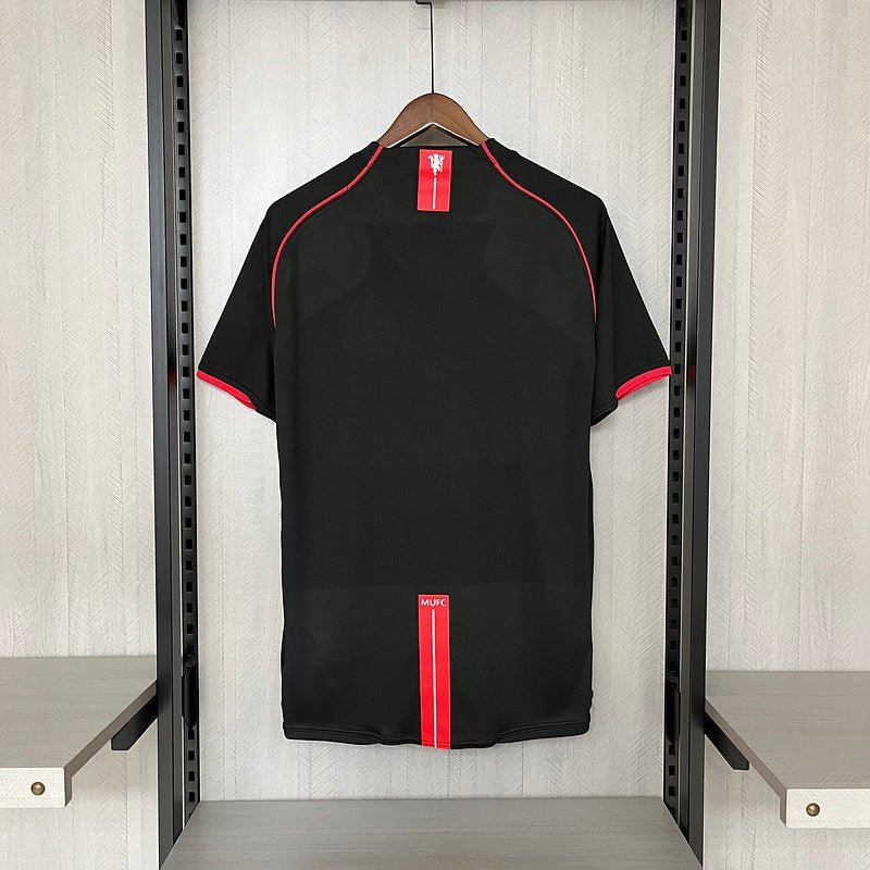 Camisa Manchester United 2007/08 - Retrô Masculino - Preta