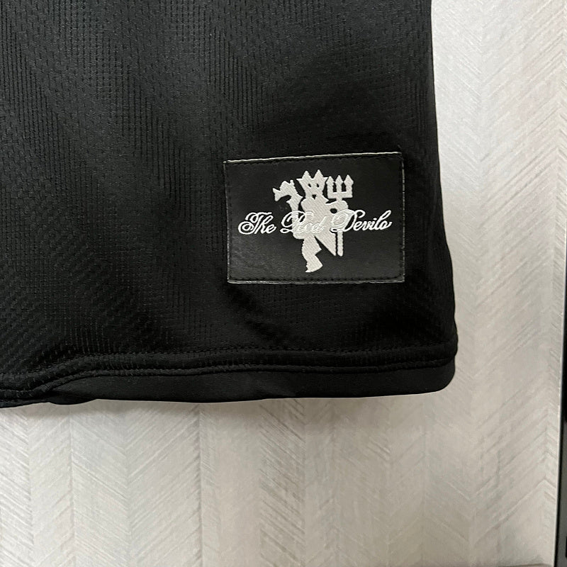 Camisa Manchester United 2007/08 - Retrô Masculino - Preta