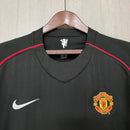 Camisa Manchester United 2007/08 - Retrô Masculino - Preta