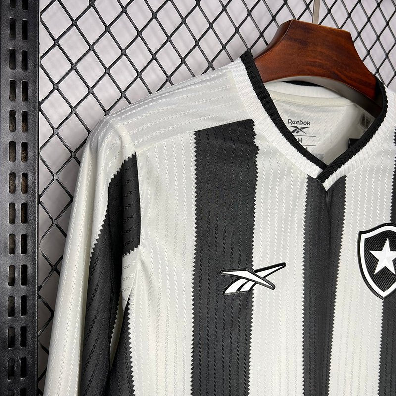Camisa manga longa Botafogo 24/25 Preta e Branca