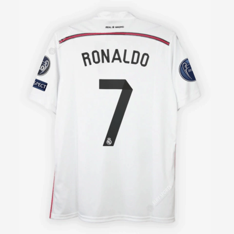 CAMISA REAL MADRID RETRÔ 14/15 - COM PATCH