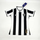 Camisa Reebok Botafogo 24/25 Casa - Preta e Branca - (Feminina)