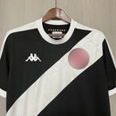 Camisa Vasco I 24/25 Kappa - Preto+Branco - (Feminina)
